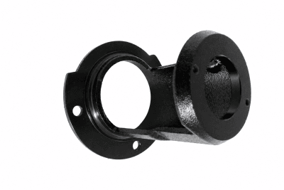 Cast flange with bracket