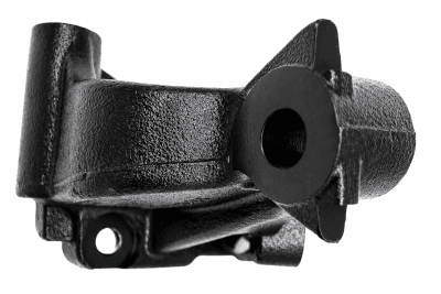 Cast housing with connection
