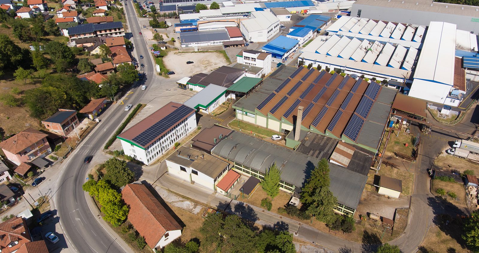 Pobjeda Tešanj production halls in Tešanj